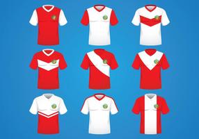 Peru jersey koncept vektor