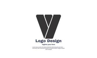 unik företag företag första logotyp w svart Färg symbol design isolerat på vektor