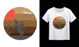 vektor Varg t-shirt design mall