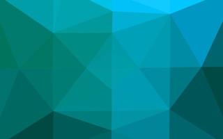 ljusblå, grön vektor abstrakt polygonal layout.