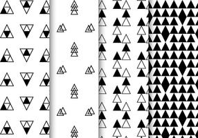 Free Black and White Geometrische Muster Vektor