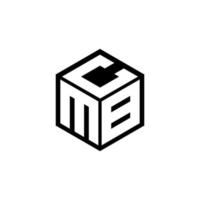 mbc brev logotyp design med vit bakgrund i illustratör, vektor logotyp modern alfabet font överlappning stil. kalligrafi mönster för logotyp, affisch, inbjudan, etc.