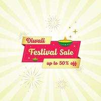 diwali-fest-verkaufsangebot-logo-einheit mit lampen- und glanzgrafiken, diwali-feierhintergrund, banner, logo