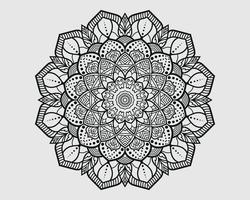 luxuriöse dekorative Mandala-Design-Hintergrunddekoration vektor