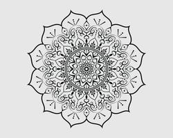 luxuriöse dekorative Mandala-Design-Hintergrunddekoration vektor