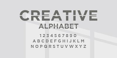 Alphabet-Logo-Design mit kreativem Konzept-Premium-Vektor vektor