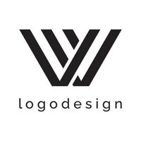 abstrakte logo-design-elemente des anfangsbuchstaben w monogramm oder geometrie, die luxuriös und elegant sind. logos für, visitenkarten, firmen und geschäfte. vektor