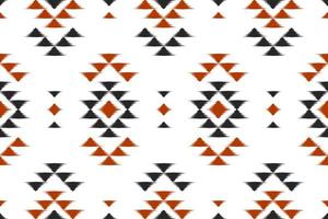 Stoff-Ikat-Musterkunst. geometrisches ethnisches nahtloses muster traditionell. amerikanischer, mexikanischer Stil. vektor