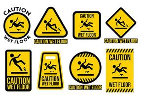 Free Wet Floor Icons Vektor