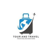 reisen. Reise-Logo. Tour- und Reiselogo-Designvektor vektor