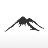 bergen logotyp mall vektor på vit bakgrund