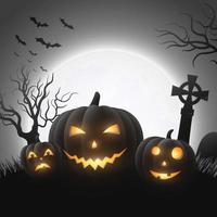 Halloween-Nacht-Hintergrund vektor