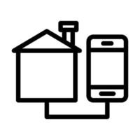 Icon-Design für die Heimüberwachung vektor
