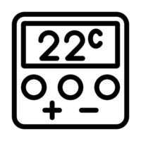 Thermostat-Icon-Design vektor