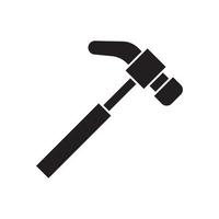 Hammer-Vektor für Website-Symbol-Icon-Präsentation vektor