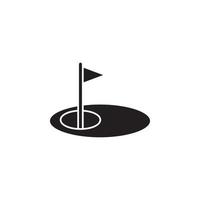 Golfplatz-Vektor für Website-Symbol-Icon-Präsentation vektor
