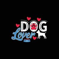 hund älskare. kan vara Begagnade för hund t-shirt mode design, hund typografi design, hund svär kläder, t-shirt vektorer klistermärke design, hälsning kort, meddelanden, och muggar.