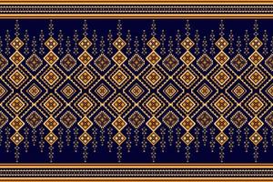 ikat etnisk sömlös mönster Hem dekoration design. aztec tyg matta boho mandalas textil- dekorera tapet. stam- inföding motiv traditionell broderi vektor illustrerade bakgrund