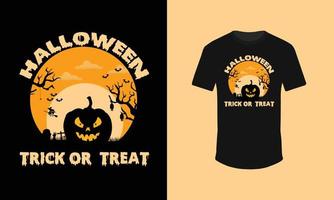 glad halloween t -shirt design vektor