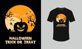 Happy Halloween T-Shirt Design vektor