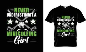 Golf-T-Shirt-Design, Golf-T-Shirt-Slogan und Bekleidungsdesign, Golftypografie, Golfvektor, Golfillustration vektor