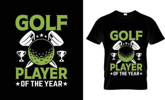 Golf-T-Shirt-Design, Golf-T-Shirt-Slogan und Bekleidungsdesign, Golftypografie, Golfvektor, Golfillustration vektor