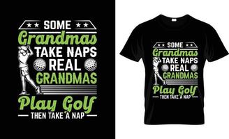 Golf-T-Shirt-Design, Golf-T-Shirt-Slogan und Bekleidungsdesign, Golftypografie, Golfvektor, Golfillustration vektor