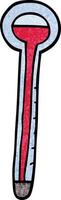 Cartoon-Doodle-Thermometer vektor