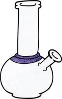 Cartoon-Doodle-Bong vektor