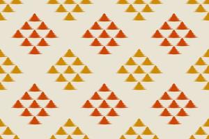 geometrisches ethnisches ikat-nahtloses muster im stammes-. indischer Stil. vektor