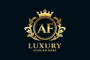 Anfangsbuchstabe Royal Luxury Logo Vorlage in Vektorgrafiken für luxuriöse Branding-Projekte und andere Vektorillustrationen. vektor