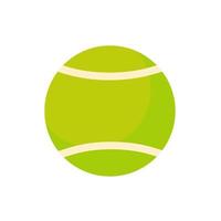 Grüner Tennisball für Outdoor-Sportarten vektor