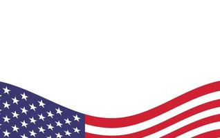 amerikanische Flagge. amerikanische Tapete. Hintergrund vektor