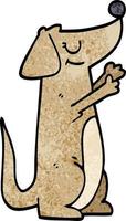 Cartoon-Doodle-Hund vektor