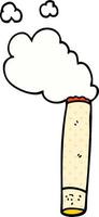 Cartoon-Doodle-Zigarette vektor