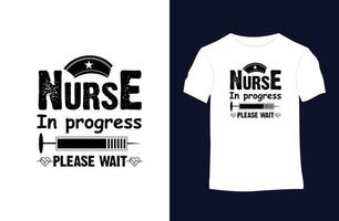 Krankenschwester sagen und zitieren Vektor-T-Shirt-Design. vektor