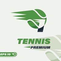 tennis boll alfabet jag logotyp vektor