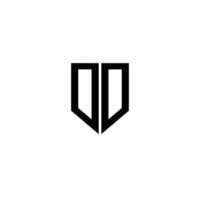 dd-Buchstaben-Logo-Design mit weißem Hintergrund in Illustrator. Vektorlogo, Kalligrafie-Designs für Logo, Poster, Einladung usw. vektor