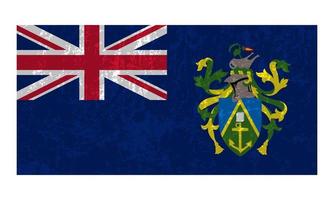 pitcairn islands flagga, officiella färger och proportioner. vektor illustration.