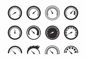 Free Tachometer Icons Vektor