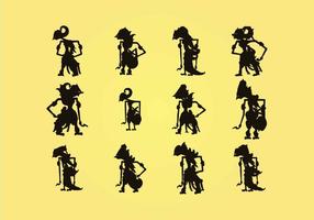 Javanischen Wayang vektor