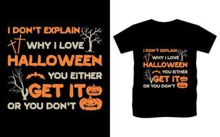 Lycklig halloween Citat t-shirt mall design vektor, halloween typografi element retro årgång t-tröjor design, halloween skrämmande mode design för hög kvalitet typografi illustration skjorta design vektor