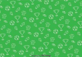 Fußball Grünes Muster vektor