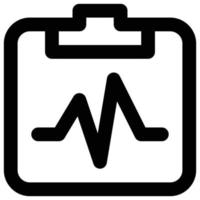 medizinisches Berichtssymbol, Gesundheitsthema vektor