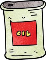 tecknad serie klotter oliv olja vektor