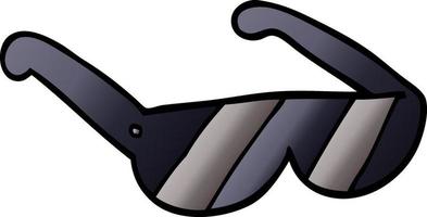 Cartoon-Doodle-Sonnenbrille vektor