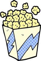 Cartoon-Doodle-Popcorn vektor