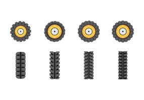 Freie Traktor Reifen Vektoren