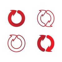 O-Ring-Logo-Geschäft und Kreis-Logo-Design-Vektor vektor