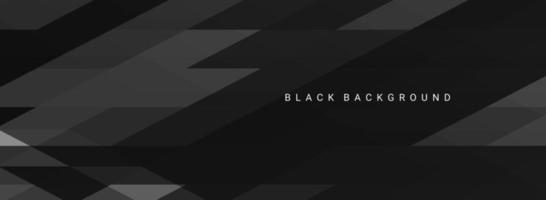 dunkler geometrischer schwarzer abstrakter Hintergrund elegantes dekoratives Designmuster vektor